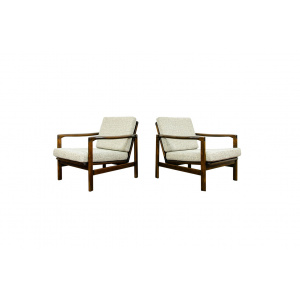 Pair of B-7522 armchairs by Zenon Bączyk 1960's
