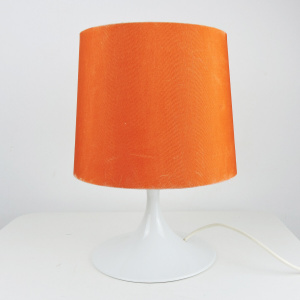 Earthenware Orange And White Table Lamp By Rosenthal, 1970s