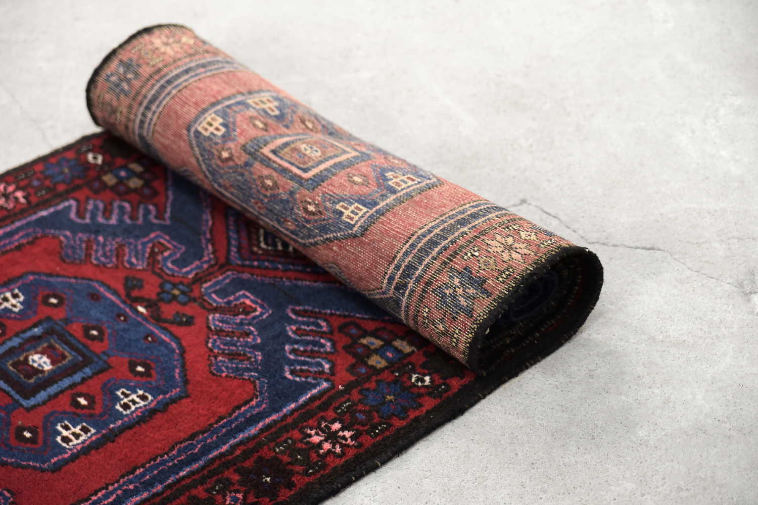Vintage Hand-Woven Oriental Carpet Hamadan Rug from Ikea, 1960s - Hunt  Vintage