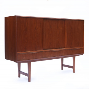 Danish Teak Sideboard By E W Bach For Sejling Skabe, 1960s