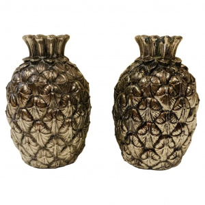 Pineapple Salt & Pepper Shakers By Mauro Manetti, 1970s