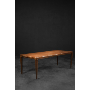 Vintage Classic Mid-Century Scandinavian Danish Modern Rosewood Coffee Table with Pull-Out Black Top, 1960s