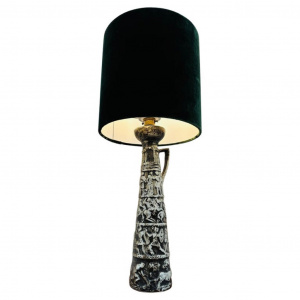 Mid Century Aldo Londi For Bitossi Ceramic Table Lamp, 1950s