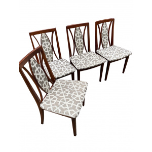 Mid century GPlan dining chairs x 4