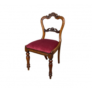 Antique 19th Century Bedroom Chair Hall Chair In Mahogany