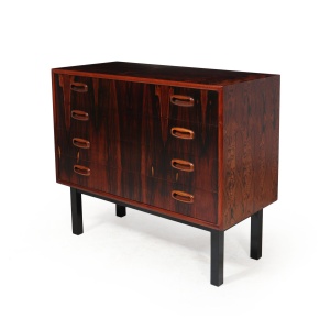 Small Vintage Rosewood Chest Of Drawers, 1960s