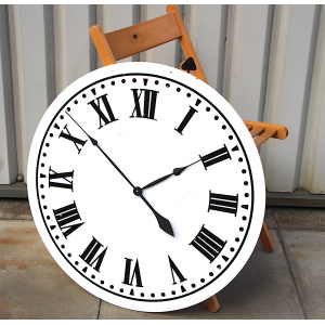 Large Turret Style British Vintage Wall Clock By Smiths