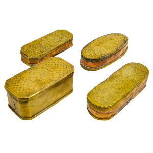 Four Dutch Tobacco Tins