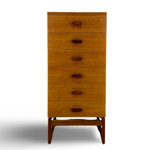 Mid Century G Plan Tall Boy/Chest of Drawers