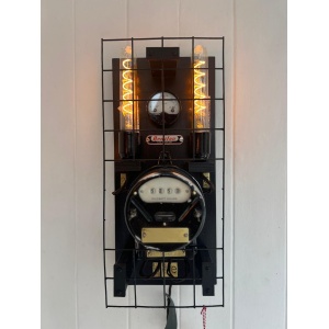 "The Meter is on" conversation wall light