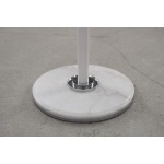 Mid-Century Modern White Floor Coat Rack, 1990s