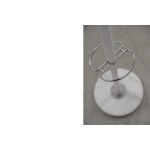 Mid-Century Modern White Floor Coat Rack, 1990s