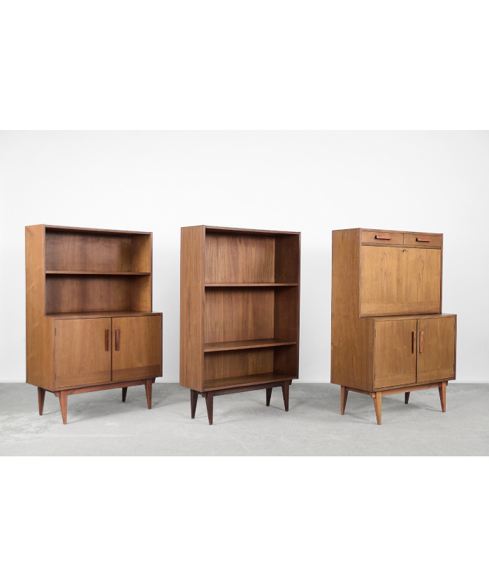 Mid-Century Modern Vintage Classic Swedish Teak Bookcase, 1960s