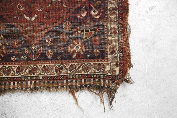 Antique Middle Eastern Hand-Woven Rug, 1880s