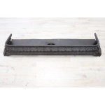 Set of antique fireplace tools in wrought iron and cast iron