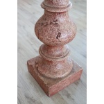 Hand Carved Stone Tub Holy Water Font, Early 20th Century