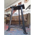Antique Early 20th Century Cast Iron Factory/Tool Makers Table. Console/Stand.
