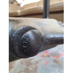 Antique Early 20th Century Cast Iron Factory/Tool Makers Table. Console/Stand.