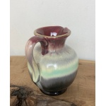 Wonderful Vintage Mini West Germany Drip Glaze Hooped Jug