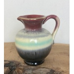 Wonderful Vintage Mini West Germany Drip Glaze Hooped Jug