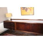 Rosewood & Teak Long Hamilton Sideboard by Robert Heritage for Archie Shine
