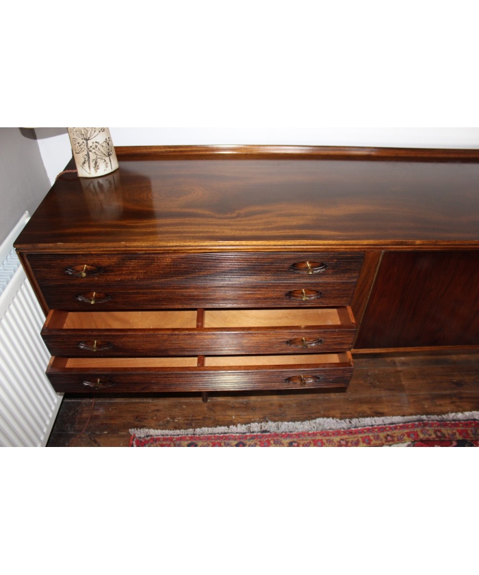 Rosewood & Teak Long Hamilton Sideboard by Robert Heritage for Archie Shine