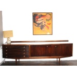 Rosewood & Teak Long Hamilton Sideboard by Robert Heritage for Archie Shine