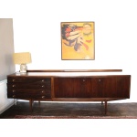 Rosewood & Teak Long Hamilton Sideboard by Robert Heritage for Archie Shine