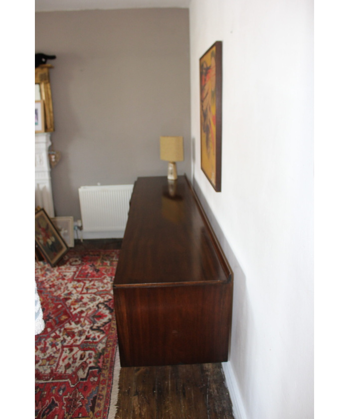 Rosewood & Teak Long Hamilton Sideboard by Robert Heritage for Archie Shine