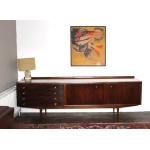Rosewood & Teak Long Hamilton Sideboard by Robert Heritage for Archie Shine