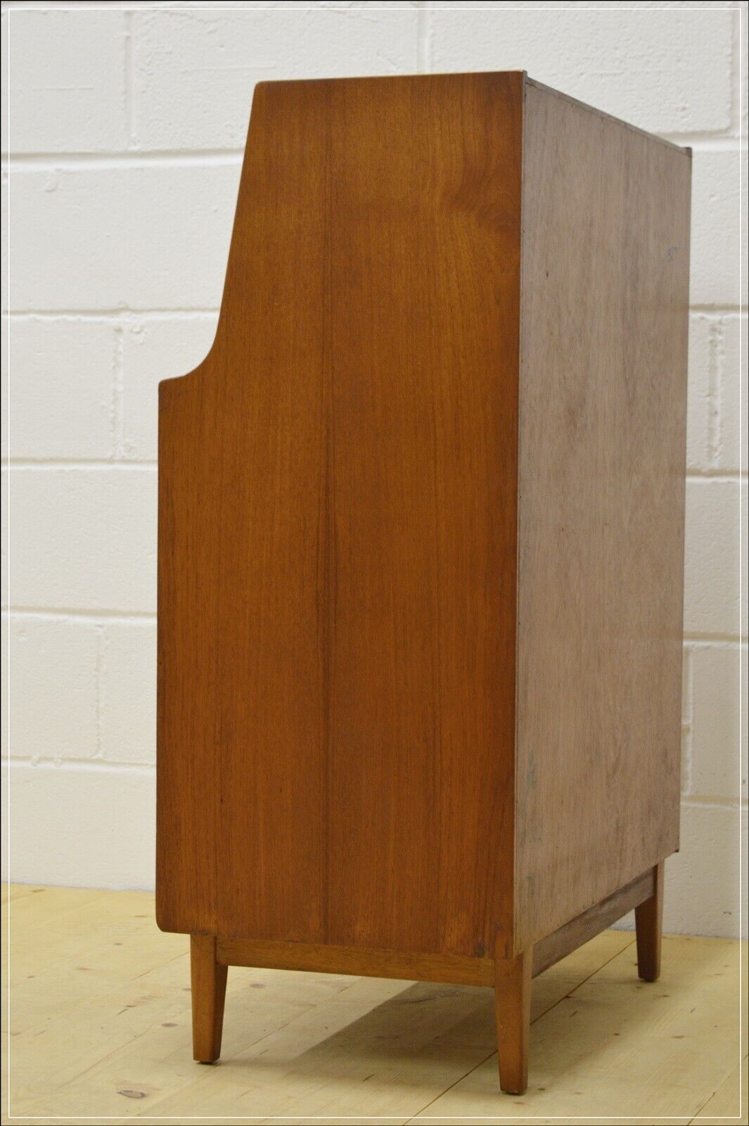 Vintage bureau writing desk teak Jentique mid century danish design ...