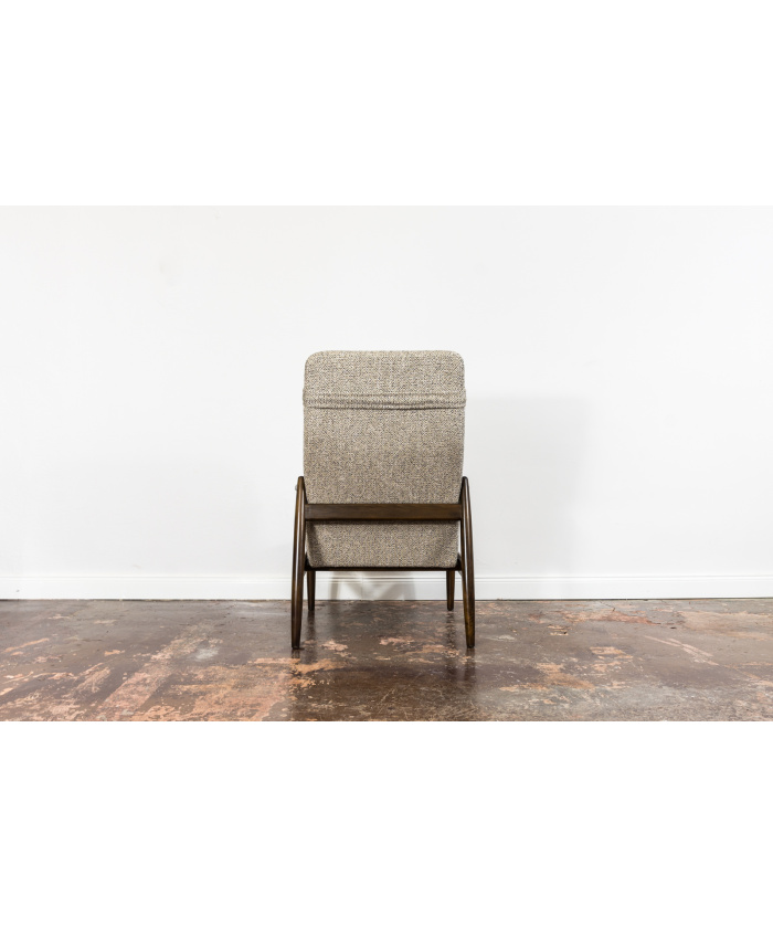 High Back Armchair "GFM-64" and Ottoman designed by Edmund Homa, Poland, 1960s