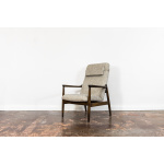 High Back Armchair "GFM-64" and Ottoman designed by Edmund Homa, Poland, 1960s