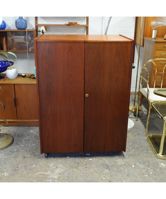 Vintage Swiss Magic Box Folding Desk By Mummenthaler & Meier, 1955