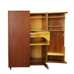 Vintage Swiss Magic Box Folding Desk By Mummenthaler & Meier, 1955