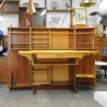Vintage Swiss Magic Box Folding Desk By Mummenthaler & Meier, 1955