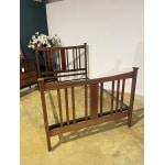 Edwardian Inlaid Bed Stead