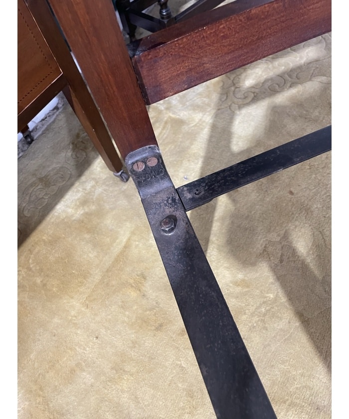 Edwardian Inlaid Bed Stead