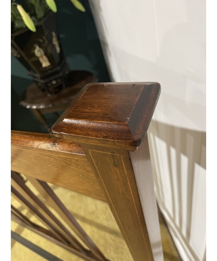 Edwardian Inlaid Bed Stead