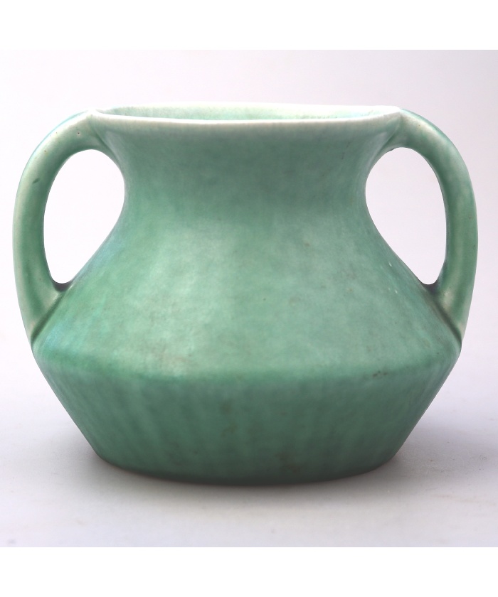 An Art Deco Devonmoor Art Studio Pottery mottled glaze Vase C.1920's-30's