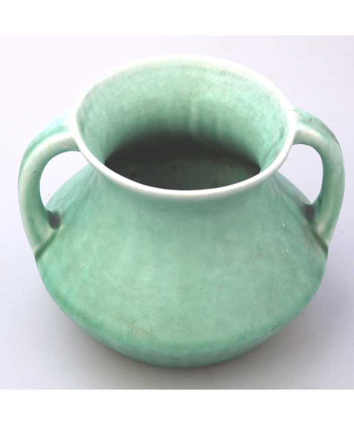 An Art Deco Devonmoor Art Studio Pottery mottled glaze Vase C.1920's-30's