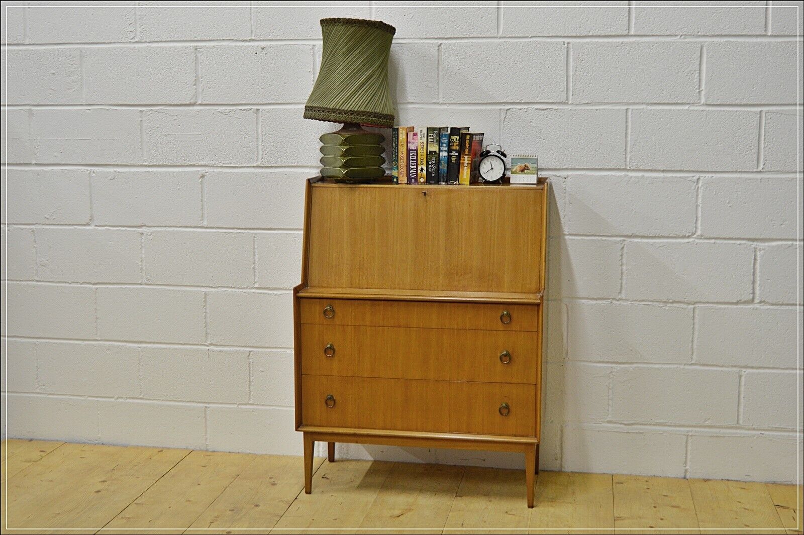 Vintage bureau writing desk mid century danish design - Hunt Vintage