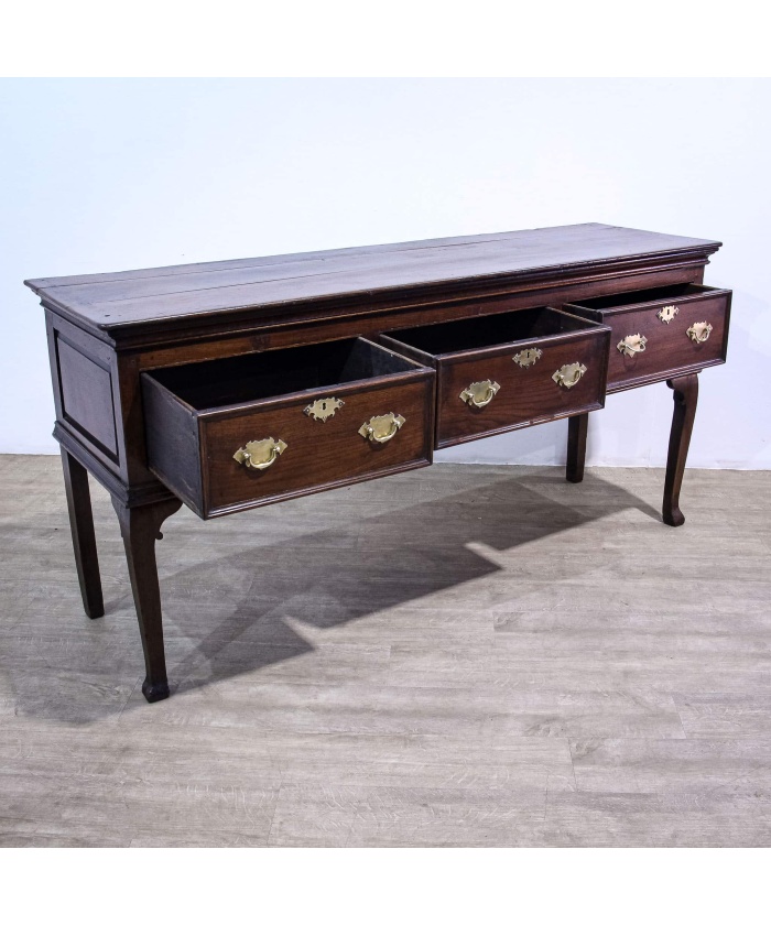 Oak Dresser Base, Server or Console Table