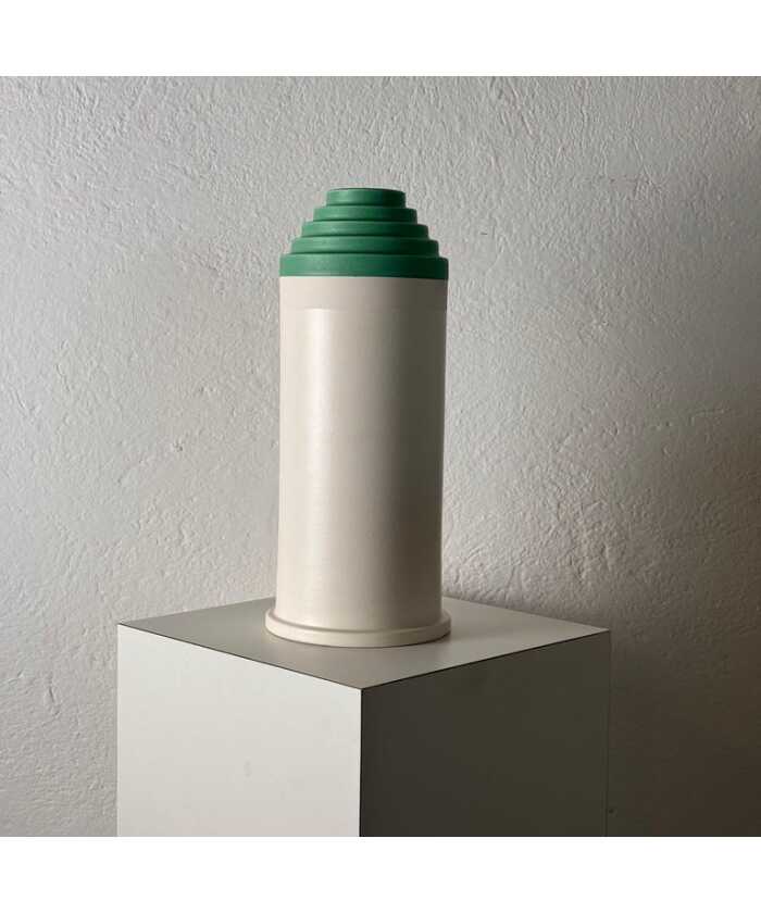 Ettore Sottsass "Scalino Gradino" Vase for Bitossi, 1958, Signed, 1980s prod.