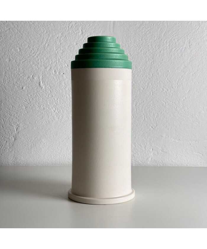 Ettore Sottsass "Scalino Gradino" Vase for Bitossi, 1958, Signed, 1980s prod.