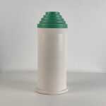 Ettore Sottsass "Scalino Gradino" Vase for Bitossi, 1958, Signed, 1980s prod.