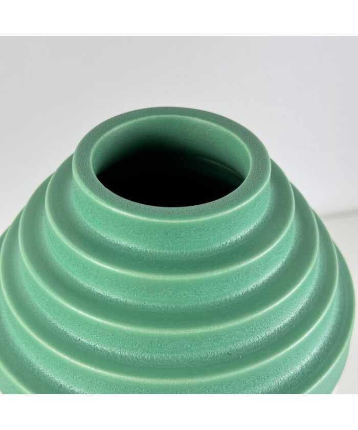 Ettore Sottsass "Scalino Gradino" Vase for Bitossi, 1958, Signed, 1980s prod.