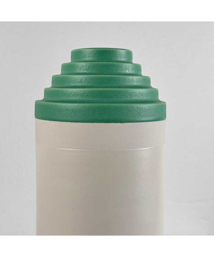 Ettore Sottsass "Scalino Gradino" Vase for Bitossi, 1958, Signed, 1980s prod.