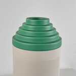 Ettore Sottsass "Scalino Gradino" Vase for Bitossi, 1958, Signed, 1980s prod.