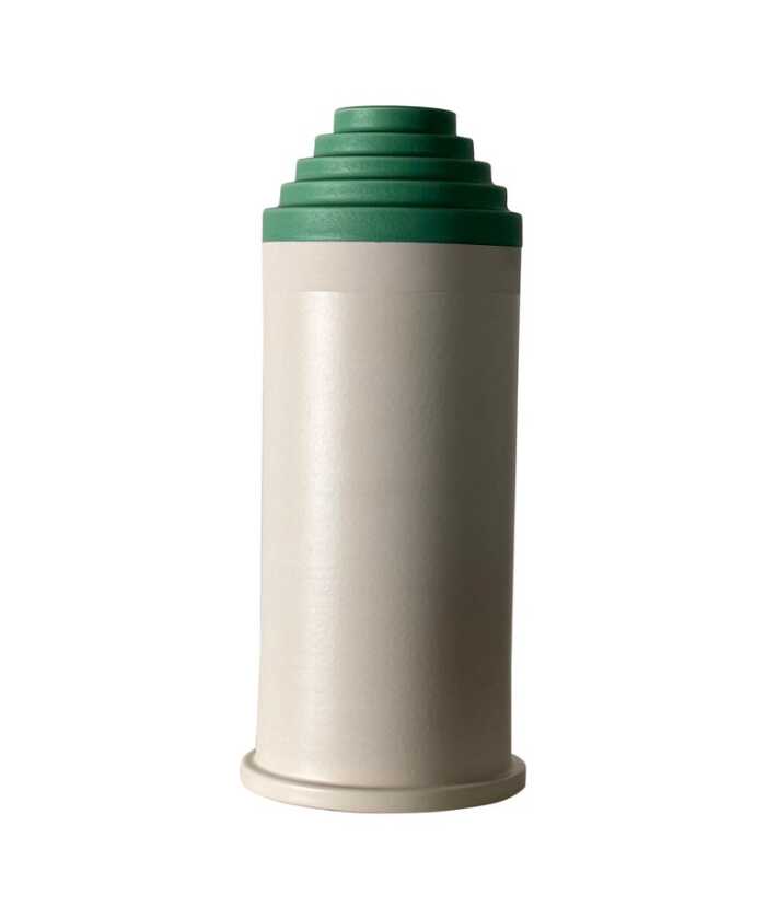 Ettore Sottsass "Scalino Gradino" Vase for Bitossi, 1958, Signed, 1980s prod.